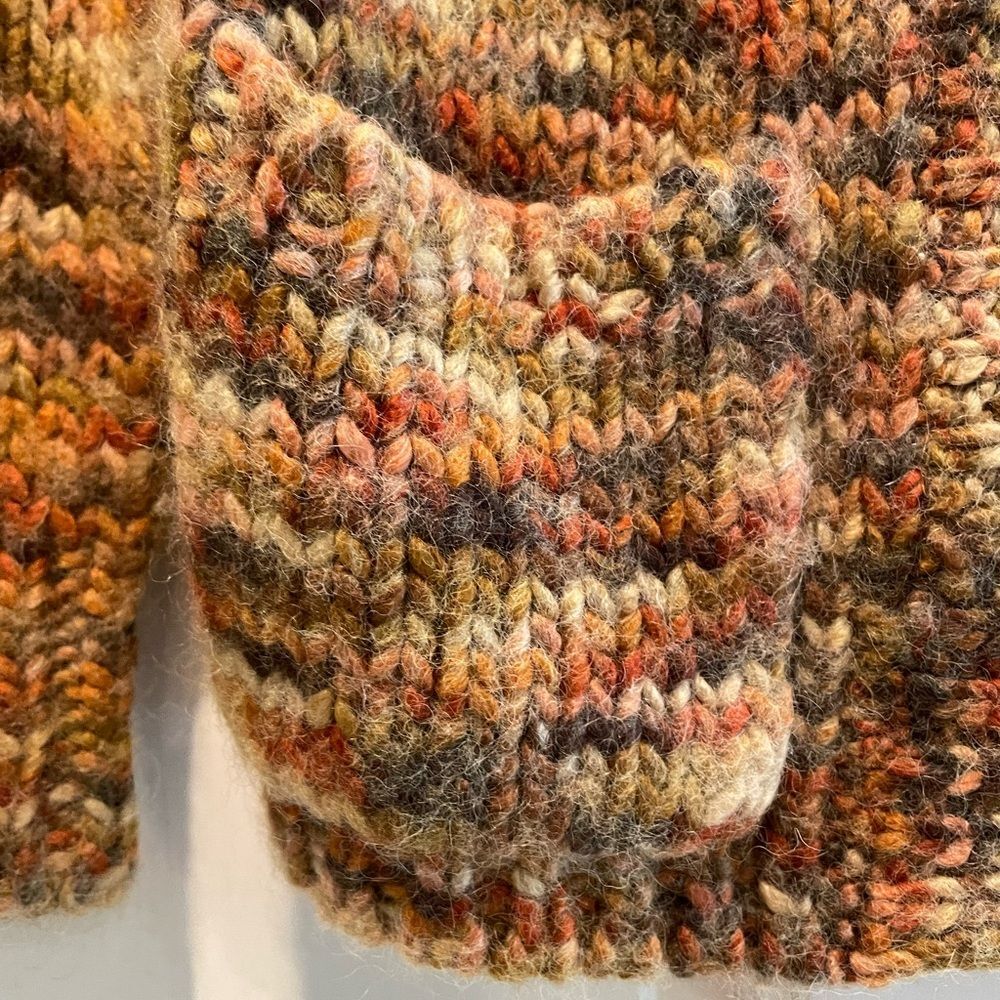 Ruby Rd. Big Button Snap Closure Multicolored Swe… - image 3